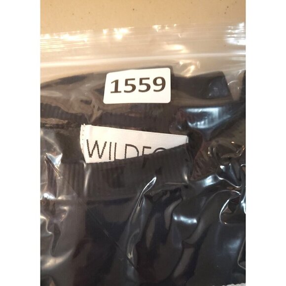 Wildfox Harlequin Heart Fifi Sweatshirt Black Womens Sz XS Oversized Sequins NEW - Picture 12 of 13